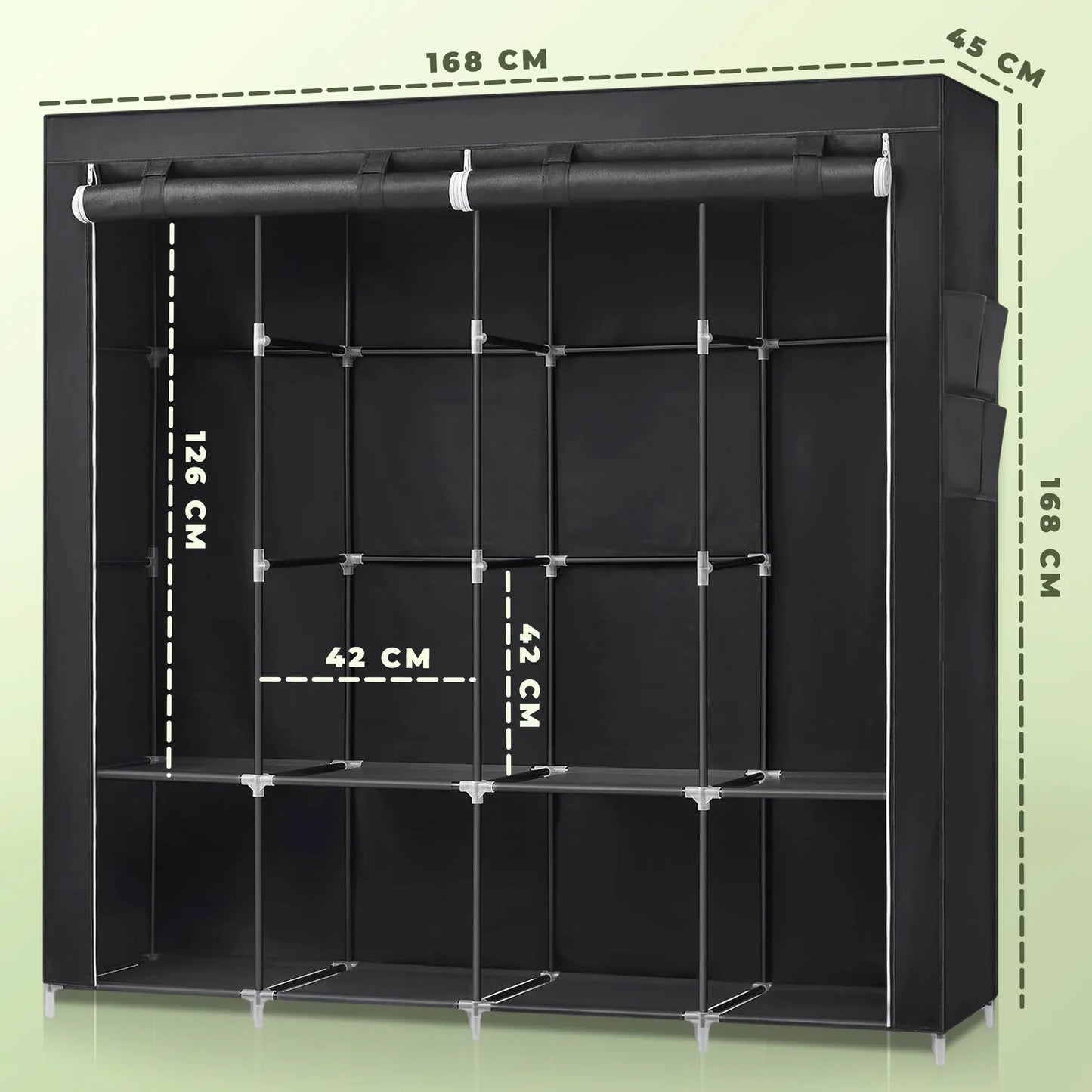 Armario de Tela Plegable